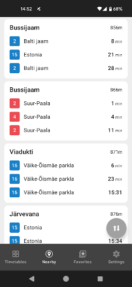 Transport in Tallinn screenshot 2
