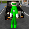 Green Stickman Rope Hero Gangstar Crime screenshot 1