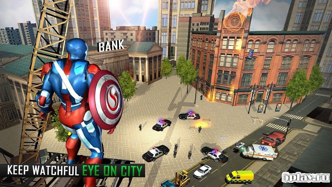 Super Captain Flying Robot City Rescue Mission