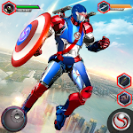 Super Captain Flying Robot City Rescue Mission screenshot 1