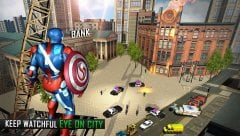 Super Captain Flying Robot City Rescue Mission screenshot 2