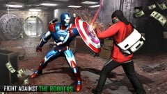 Super Captain Flying Robot City Rescue Mission screenshot 4