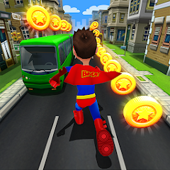 Subway Run 2 Superhero Game Endless Runner screenshot 1