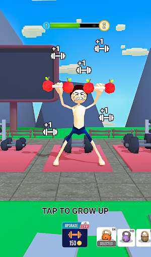 Roblock Gym Clicker: Tap Hero screenshot 1