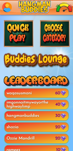 Hangman Buddies screenshot 1