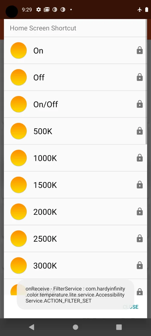 Color Temperature setting Lite screenshot 3
