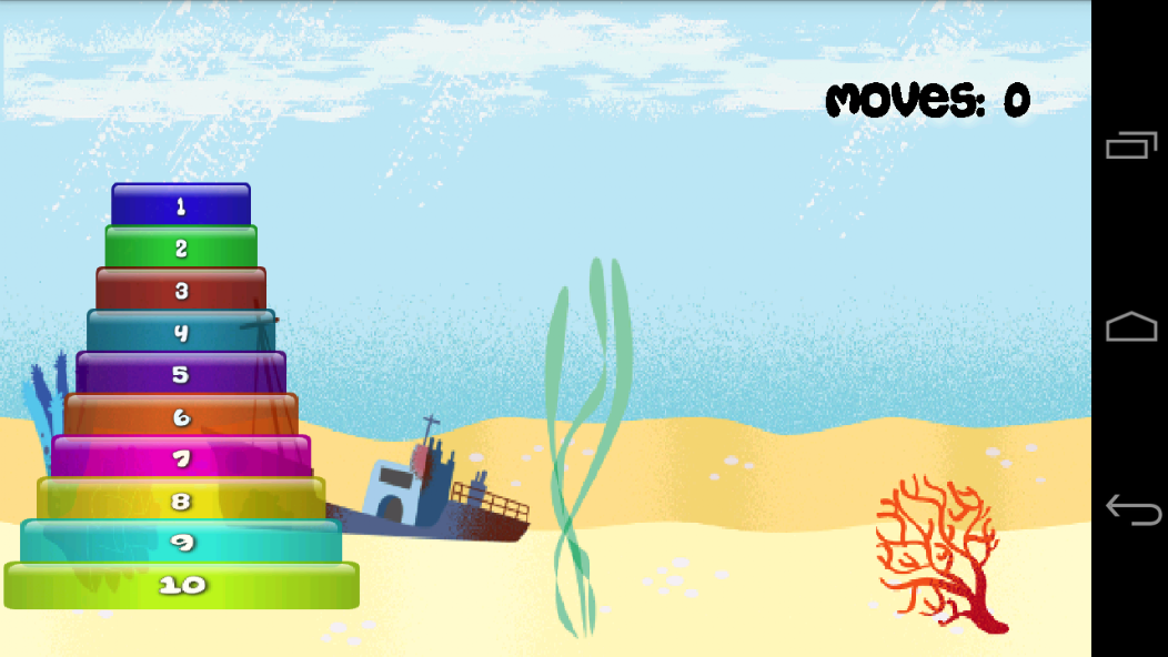 Hanoi Towers Puzzle screenshot 2