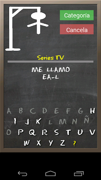 Hangman (Spanish) screenshot 1