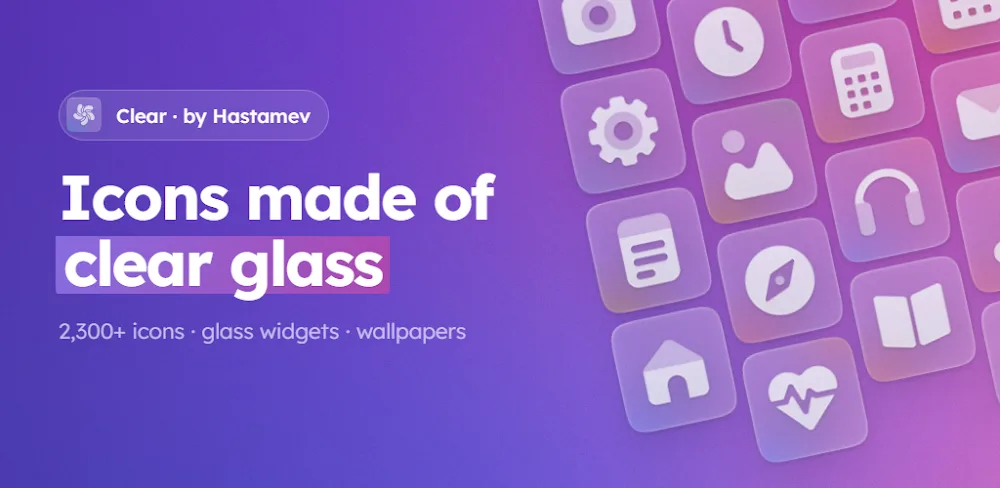 Clear – Glass Icon Pack