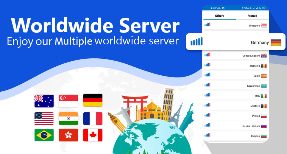 France VPN screenshot 2