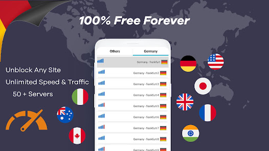 Germany VPN screenshot 2