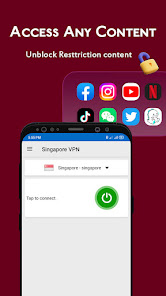 Singapore VPN screenshot 1