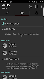 eNotify screenshot 2