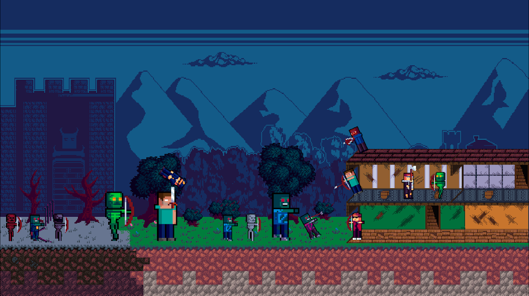 HEROBRINE VS STEVE screenshot 1