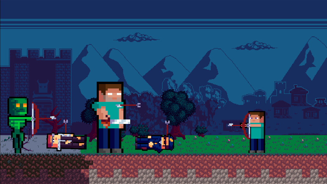 HEROBRINE VS STEVE screenshot 2