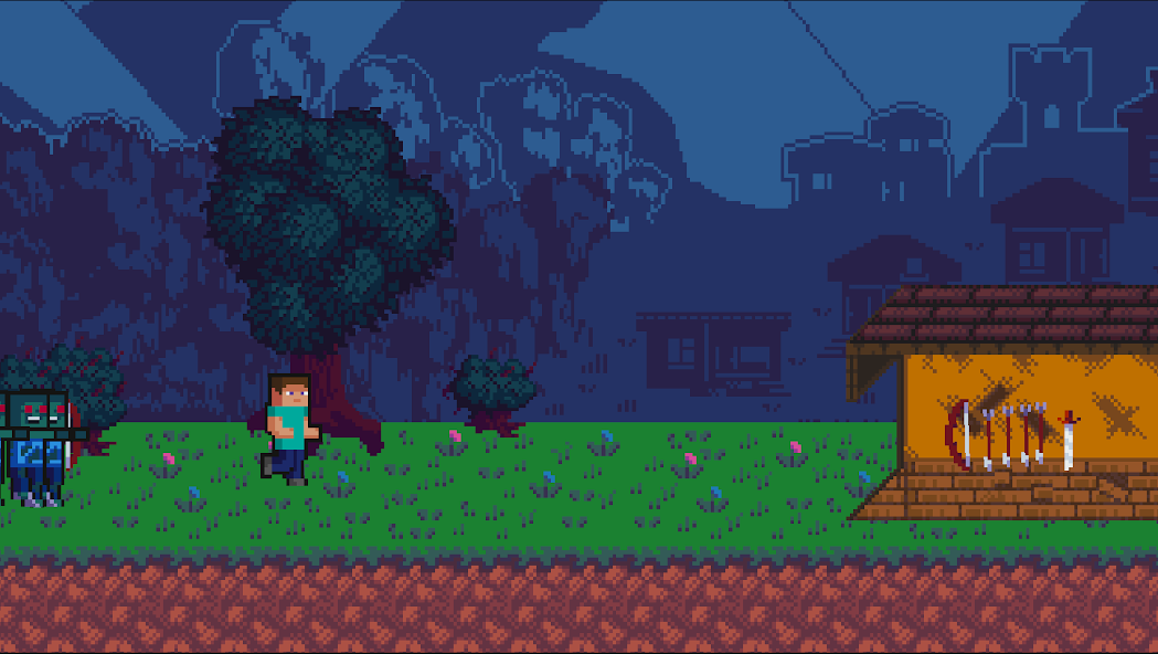 HEROBRINE VS STEVE screenshot 3