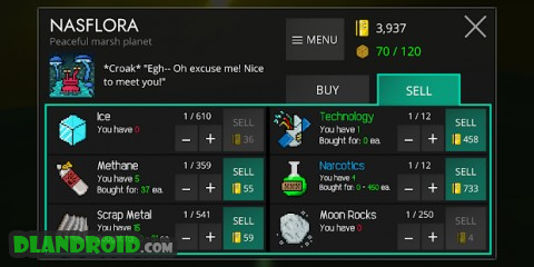 Galaxy Trader 2.0.1 screenshot 1