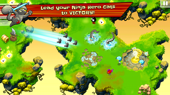 Download Ninja Hero Cats MOD screenshot 1