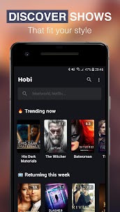 Hobi: TV Series Tracker, Trakt screenshot 3