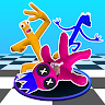Hole io Rainbow Merge Master gameplay screenshot 1