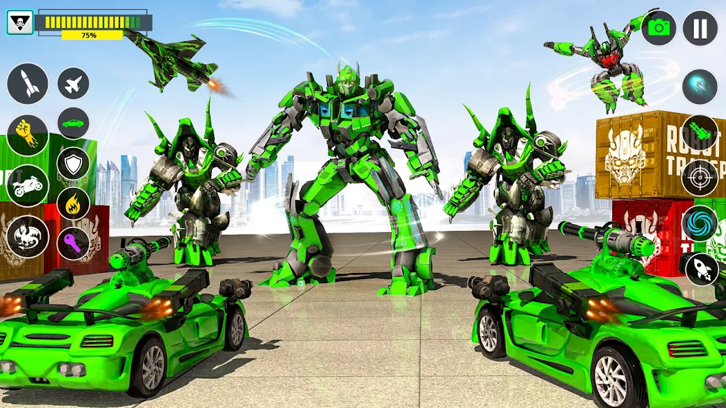 Robot Transform Car Robot Game screenshot 1