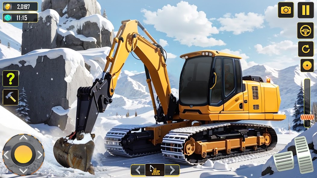Snow Heavy Construction Game screenshot 3