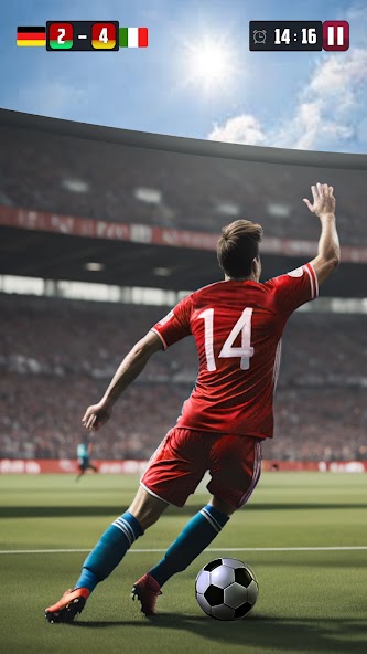 Soccer Star Football Kick Game screenshot 3