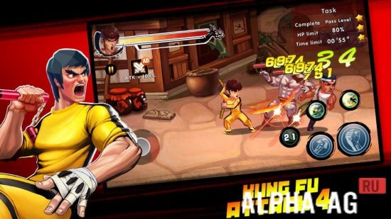 Взломанная Kung Fu Attack 4 screenshot 3