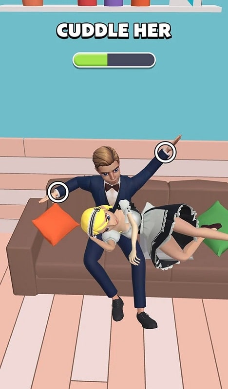Couple Move: 3D Life Simulator screenshot 3