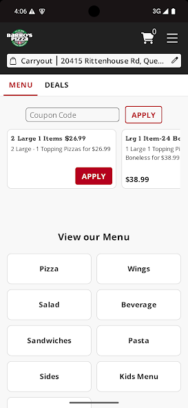 Barro's Pizza Screenshot 2