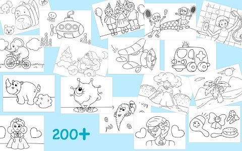 First Coloring Book for Kindergarten Kids 3.0.2 Screenshot 1