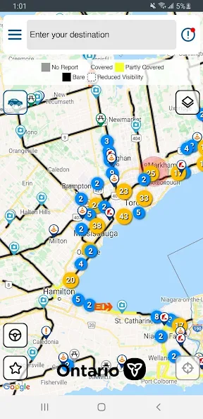 Ontario 511 screenshot 2