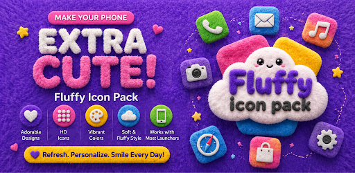 Cute Fluffy Icon Pack screenshot 1