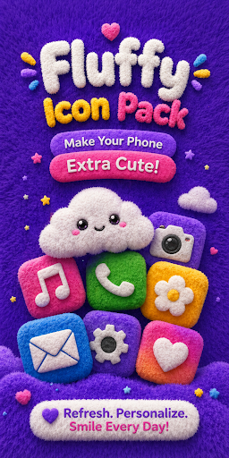Cute Fluffy Icon Pack screenshot 2