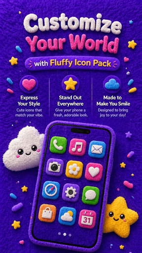 Cute Fluffy Icon Pack screenshot 4
