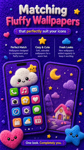 Cute Fluffy Icon Pack screenshot 6