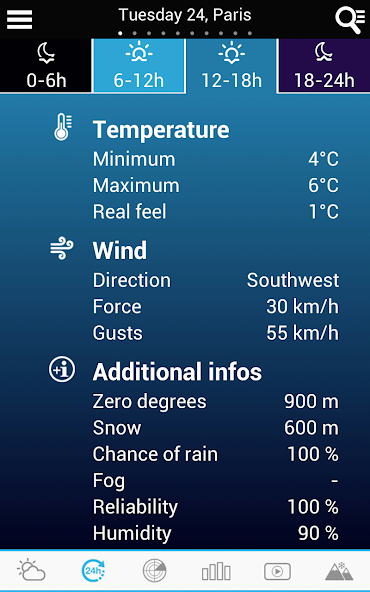 Weather Belgium screenshot 3