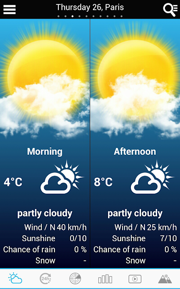Weather France screenshot 1