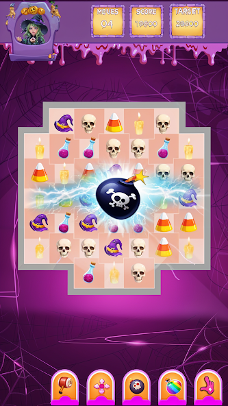 Halloween Magical Match Quest screenshot 1
