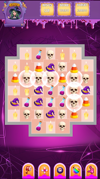 Halloween Magical Match Quest screenshot 3
