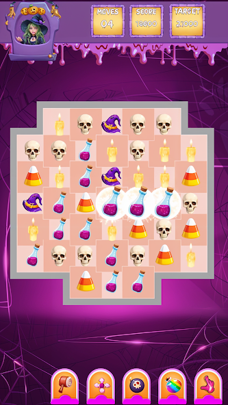 Halloween Magical Match Quest screenshot 4