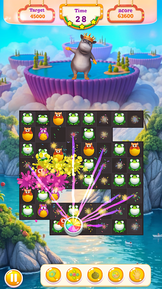Hippo Friends Animal Match 3