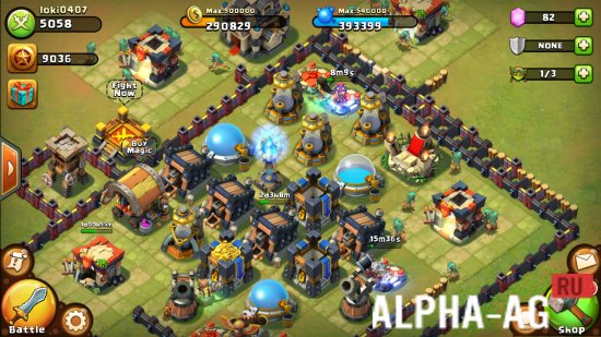 Hacked Castle Clash screenshot 2