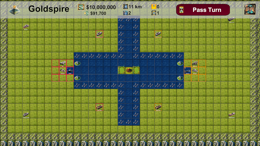 Empire's Supreme Command gameplay screenshot 2