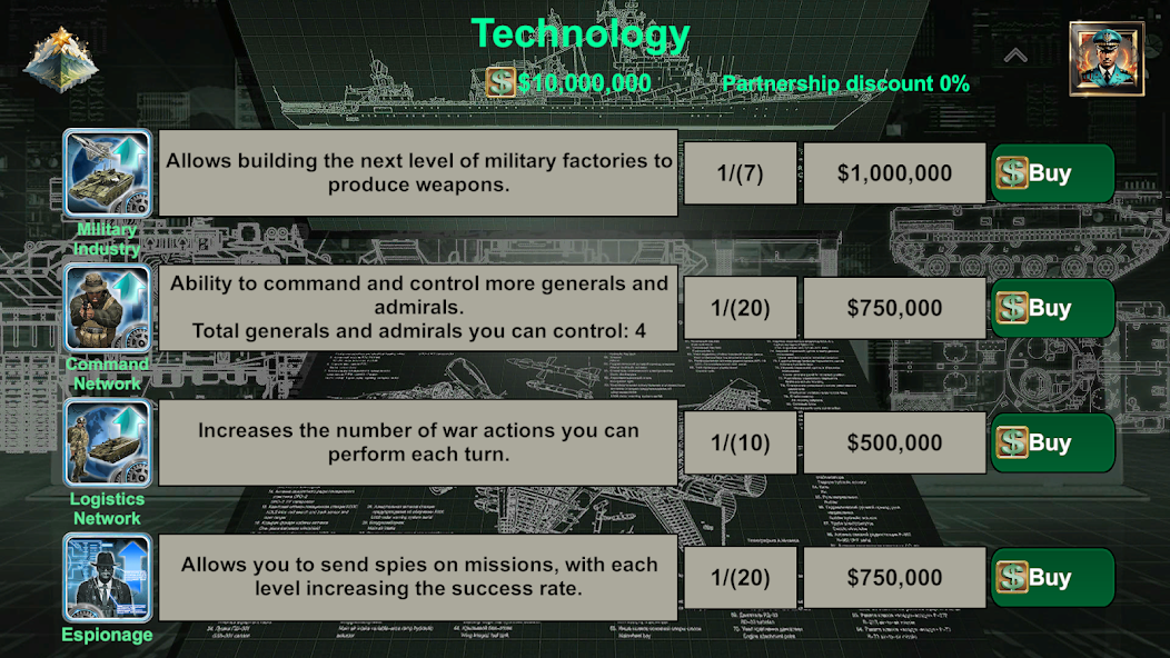 Empire's Supreme Command gameplay screenshot 5