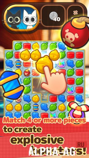 Hacked Ash & Snow: Cat Pop'n Match screenshot 3