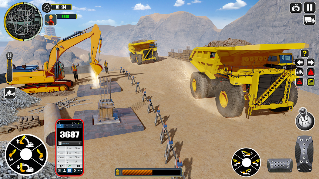 Excavator Truck Simulator Game in-game preview 4