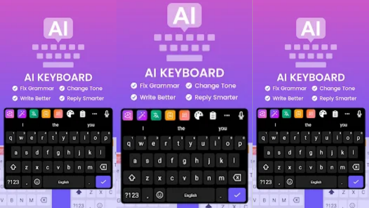 ImproveType AI Typing Keyboard screenshot 1