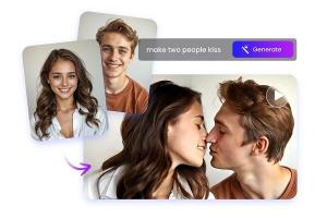 AI Kissing Video Generator App Preview 3