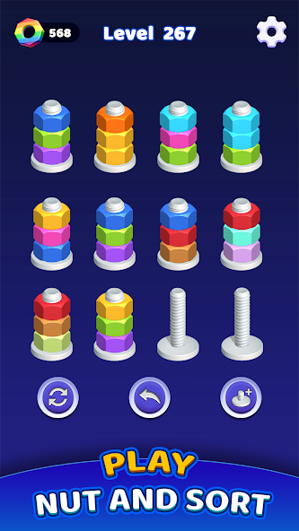 Nut & Bolt Screw Puzzle Mania